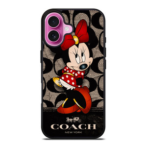 CUTE COACH MINNIE MOUSE iPhone 16 Plus Case Cover