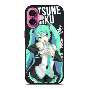 CUTE HATSUNE MIKU iPhone 16 Plus Case Cover