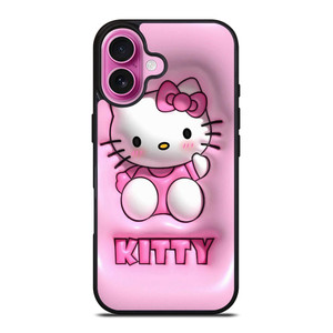 CUTE PINK HELLO KITTY iPhone 16 Plus Case Cover