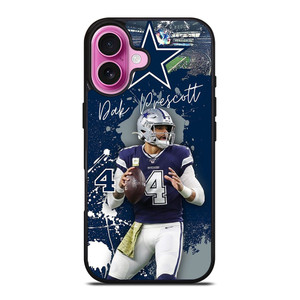 DAK PRESCOTT DALLAS COWBOYS FOOTBALL iPhone 16 Plus Case Cover