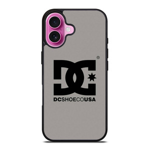 DC SHOE CO USA LOGO GREY iPhone 16 Plus Case Cover DC SHOE CO USA LOGO GREY iPhone 16 Plus Case Cover