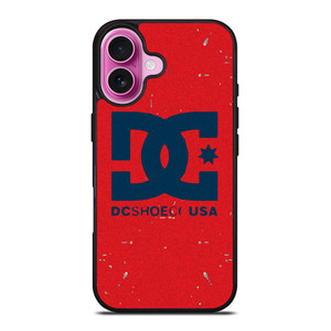 DC SHOE USA LOGO RED iPhone 16 Plus Case Cover DC SHOE USA LOGO RED iPhone 16 Plus Case Cover