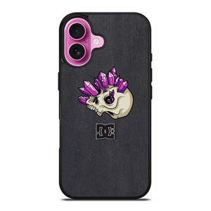 DC SHOES LOGO EMERALD SKULL iPhone 16 Plus Case Cover