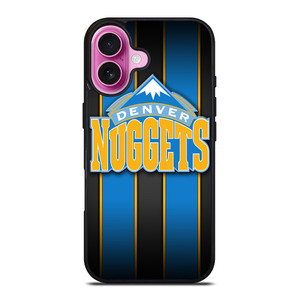DENVER NUGGETS STRIPE LOGO iPhone 16 Plus Case Cover