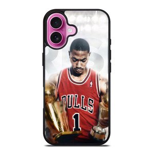 DERRICK ROSE CHICAGO BULLS NBA iPhone 16 Plus Case Cover