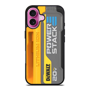 DEWALT LOGO LITHIUM ION BATTERY 20 V ICON iPhone 16 Plus Case Cover