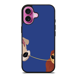 DISNEY LADY AND THE TRAMP CARTOON iPhone 16 Plus Case Cover