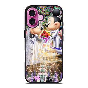 DISNEY MICKEY AND MINI MOUSE Wedding iPhone 16 Plus Case Cover DISNEY MICKEY AND MINI MOUSE Wedding iPhone 16 Plus Case Cover