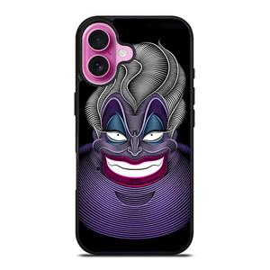 DISNEY VILLAINS URSULA FACE iPhone 16 Plus Case Cover DISNEY VILLAINS URSULA FACE iPhone 16 Plus Case Cover