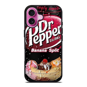 DR PEPPER BANANA SPLIT iPhone 16 Plus Case Cover