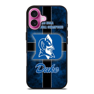 DUKE BLUE DEVILS BASKETBALL CHAMPIONS iPhone 16 Plus Case Cover DUKE BLUE DEVILS BASKETBALL CHAMPIONS iPhone 16 Plus Case Cover