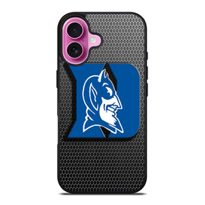 DUKE BLUE DEVILS METAL LOGO iPhone 16 Plus Case Cover