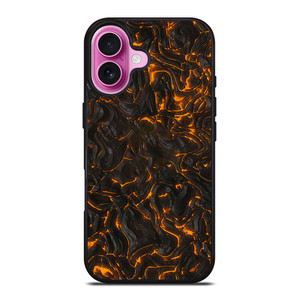 FIRE AND LAVA TEXTURES iPhone 16 Plus Case Cover