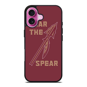 FLORIDA STATES UNIVERSITY FSU SEMINOLES LOGO FEAR THE SPEAR iPhone 16 Plus Case Cover FLORIDA STATES UNIVERSITY FSU SEMINOLES LOGO FEAR THE SPEAR iPhone 16 Plus Case Cover