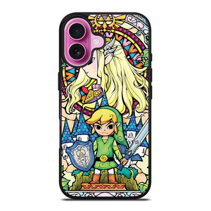 GAMES LEGEND OF ZELDA GLASS ART iPhone 16 Plus Case Cover
