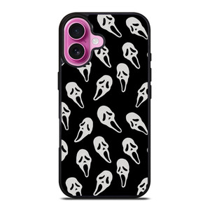 GHOST FACE PATTERN iPhone 16 Plus Case Cover