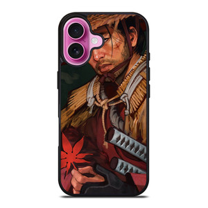 GHOST OF TSUSHIMA JIN SAKAI ART iPhone 16 Plus Case Cover