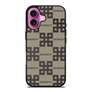 GIVENCHY LOGO COLLAGE LEATHER iPhone 16 Plus Case Cover