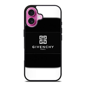 GIVENCHY PARIS BLACK LOGO iPhone 16 Plus Case Cover