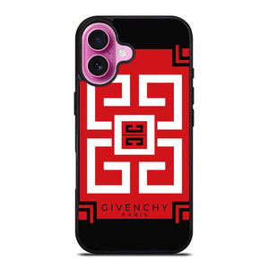 GIVENCHY PARIS RED LOGO iPhone 16 Plus Case Cover GIVENCHY PARIS RED LOGO iPhone 16 Plus Case Cover