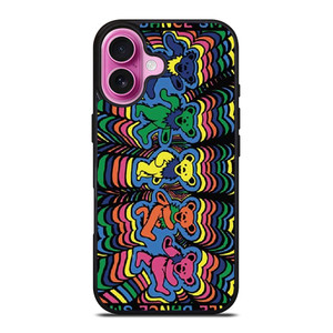 GRATEFUL DEAD SMILE DANCING BEARS iPhone 16 Plus Case Cover