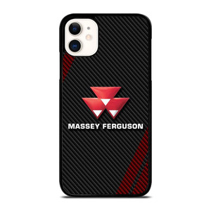 MASSEY FERGUSON CARBON LOGO iPhone 11 Case Cover MASSEY FERGUSON CARBON LOGO iPhone 11 Case Cover