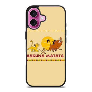 HAKUNA MATATA LION KING iPhone 16 Plus Case Cover