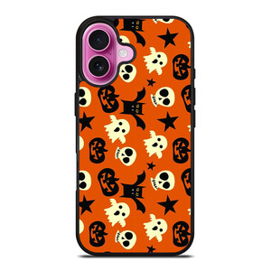 HALLOWEEN GHOST PATTERN iPhone 16 Plus Case Cover