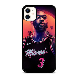 MIAMI HEAT DWYANE WADE 3 NBA iPhone 11 Case Cover