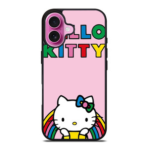 HELLO KITTY RAINBOW iPhone 16 Plus Case Cover