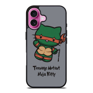 HELLO KITTY TMNT TEENAGE MUTANT NINJA KITTY iPhone 16 Plus Case Cover HELLO KITTY TMNT TEENAGE MUTANT NINJA KITTY iPhone 16 Plus Case Cover