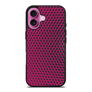 HEXAGONAL BLACK PURPLE PATTERN iPhone 16 Plus Case Cover