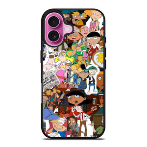 HEY ARNOLD COLLAGE iPhone 16 Plus Case Cover