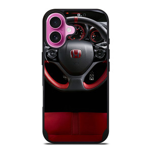 HONDA CIVIC TYPE R STEERING WHEEL iPhone 16 Plus Case Cover