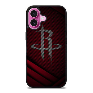 HOUSTON ROCKETS CARBON LOGO iPhone 16 Plus Case Cover