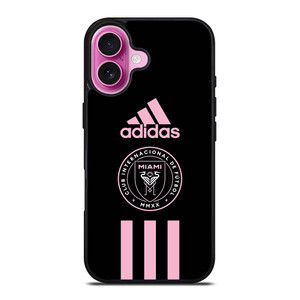 INTER MIAMI FC ADIDAS STRIPES iPhone 16 Plus Case Cover