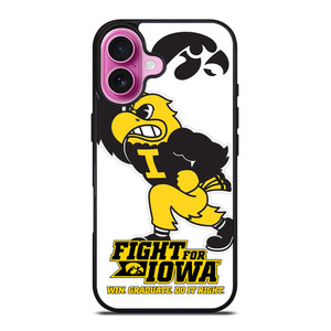 IOWA HAWKEYES MASCOT 2 iPhone 16 Plus Case Cover