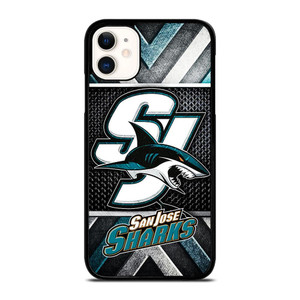 SAN JOSE SHARKS LOGO NHL iPhone 11 Case Cover SAN JOSE SHARKS LOGO NHL iPhone 11 Case Cover