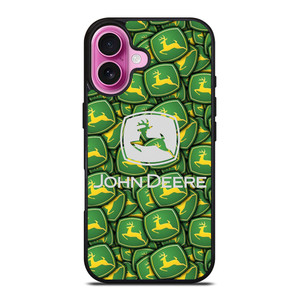 JOHN DEERE LOGO PATTERN 2 iPhone 16 Plus Case Cover