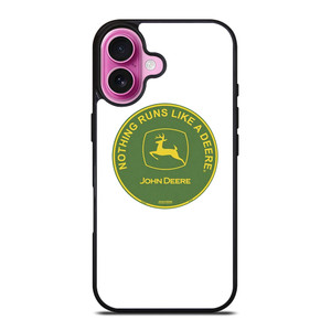 JOHN DEERE TRACTOR LOGO RUNS LIKE A DEER iPhone 16 Plus Case Cover