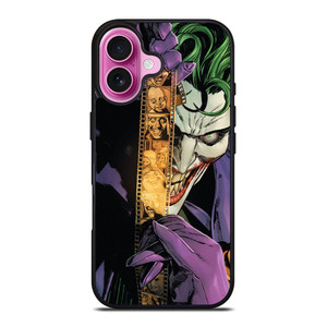 JOKER WITH FILM DC BATMAN CARTOON iPhone 16 Plus Case Cover JOKER WITH FILM DC BATMAN CARTOON iPhone 16 Plus Case Cover