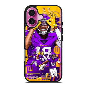 JUSTIN JEFFERSON MINNESOTA VIKINGS NFL iPhone 16 Plus Case Cover
