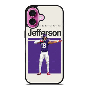 JUSTIN JEFFERSON NFL MINNESOTA VIKINGS iPhone 16 Plus Case Cover