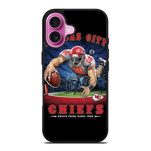 KANSAS CITY CHIEFS FOOTBALL ART iPhone 16 Plus Case Cover