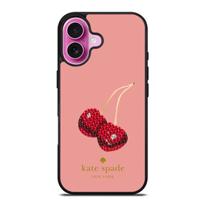 KATE SPADE CHERRY iPhone 16 Plus Case Cover KATE SPADE CHERRY iPhone 16 Plus Case Cover