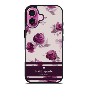 KATE SPADE FLORAL PURPLE iPhone 16 Plus Case Cover