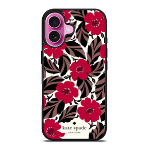 KATE SPADE FLOWER RED iPhone 16 Plus Case Cover