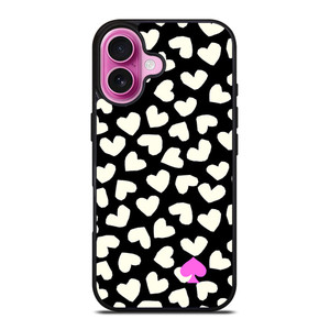 KATE SPADE LOVE HEART POLKADOTS iPhone 16 Plus Case Cover