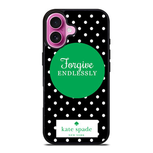 KATE SPADE NEW YORK FORGIVE ENDLESSLY iPhone 16 Plus Case Cover KATE SPADE NEW YORK FORGIVE ENDLESSLY iPhone 16 Plus Case Cover