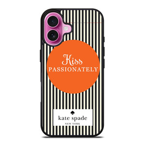 KATE SPADE NEW YORK KISS PASSIONATELY iPhone 16 Plus Case Cover KATE SPADE NEW YORK KISS PASSIONATELY iPhone 16 Plus Case Cover